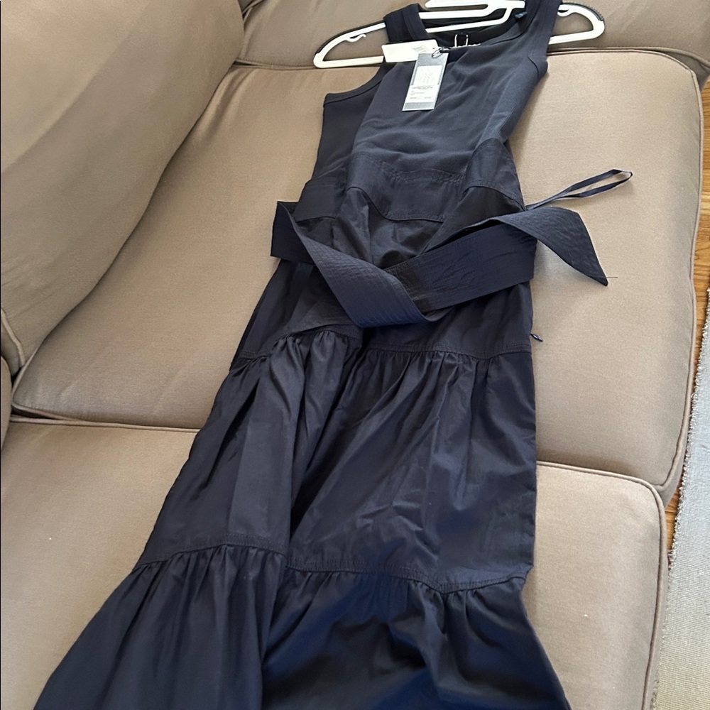 Veronica Beard Navy Sleeveless Dress - Picture 3 of 11